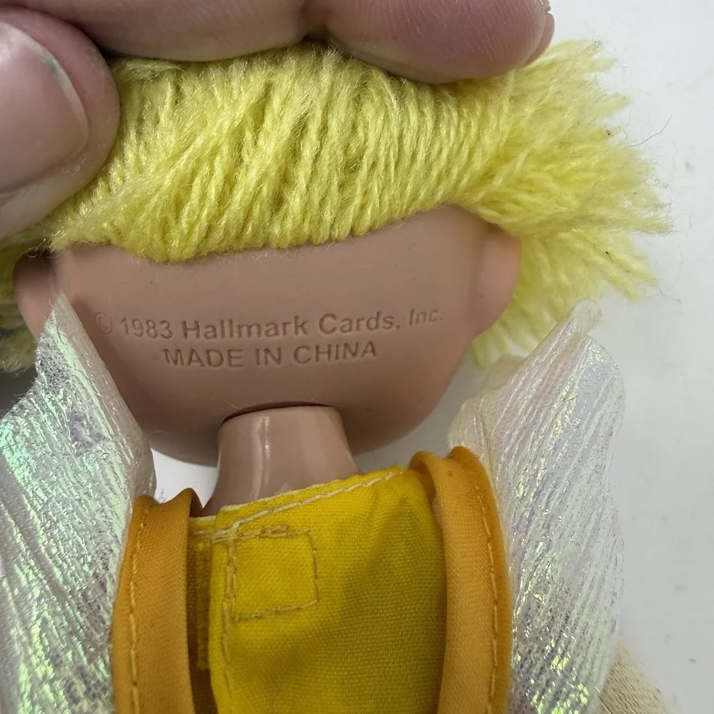 Vintage Rainbow Bright Canary Yellow 1983 Poseable Doll Hallmark